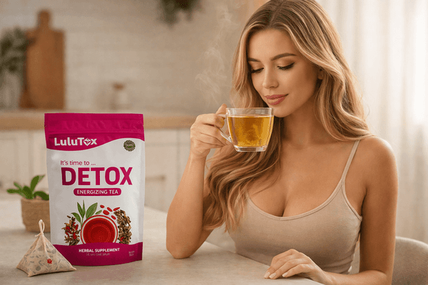 Προετοιμασία και έτοιμο φλιτζάνι τσάι Lulutox